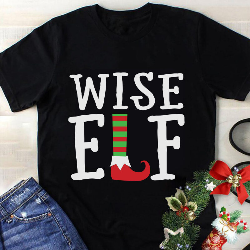 Wise ELF Svg, Christmas Svg, Tree Christmas Svg, Tree Svg, Santa Svg, Snow Svg, Merry Christmas Svg, Hat Santa Svg, Light Christmas Svg