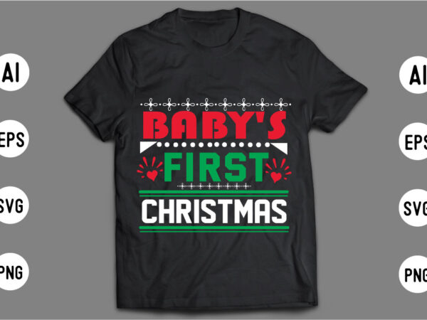 Christmas t shirt design template