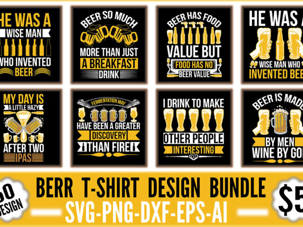 Beer t-shirt design bundle