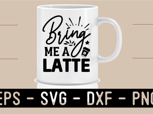 Coffee svg t shirt design template