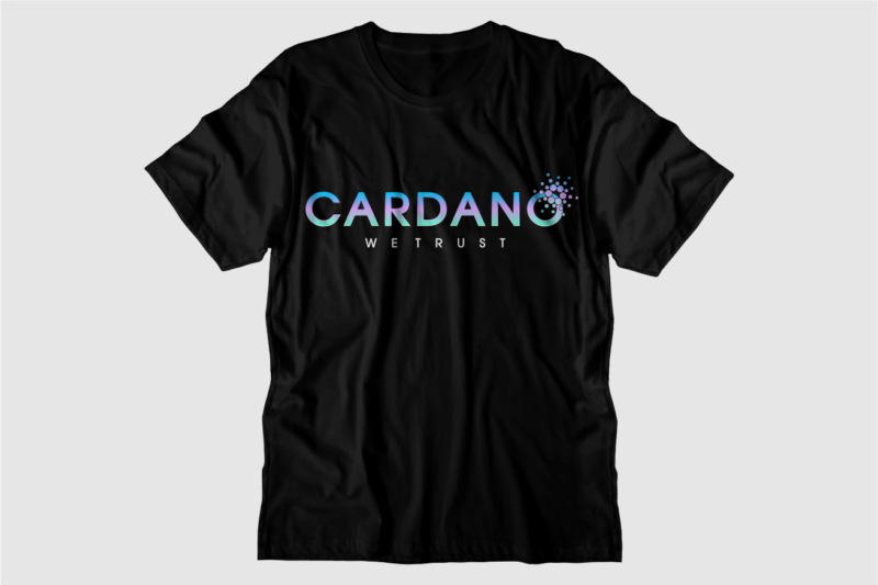 crypto cardano t shirt design svg graphic vector, ada cryptocurrency logo