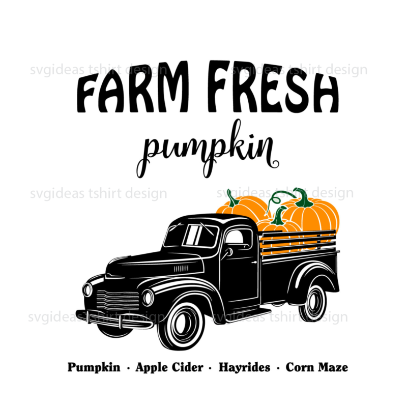 Thanksgiving 2021, Farm Fresh Pumpkin Diy Crafts Svg Files For Cricut, Silhouette Sublimation Files