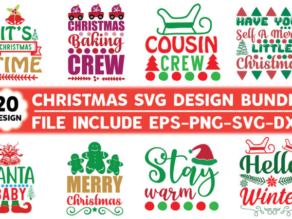 Christmas svg design bundle