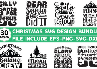 Christmas Svg Design Bundle