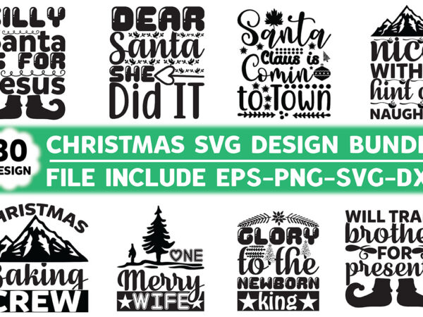 Christmas svg design bundle