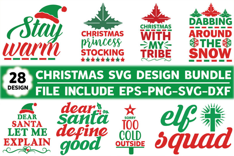 Christmas Svg Design Bundle