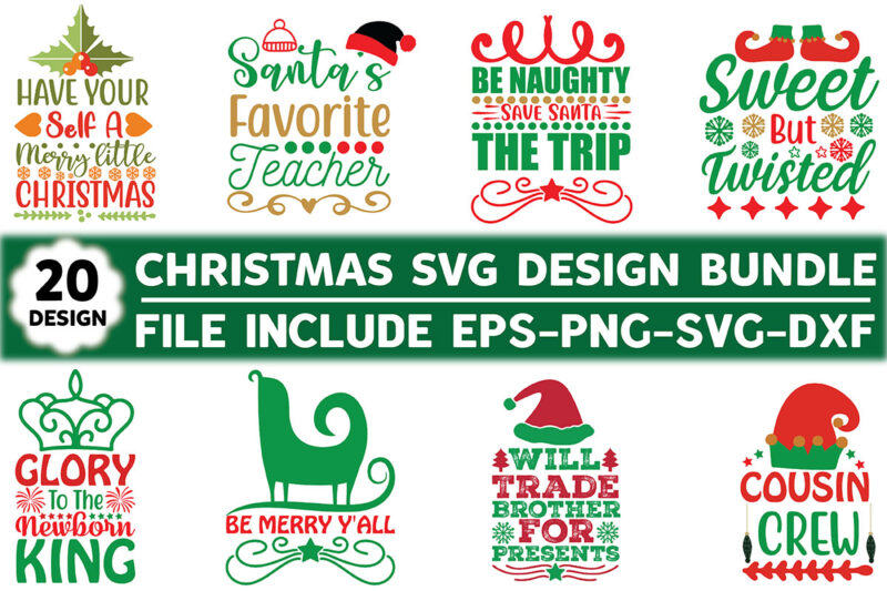 Christmas Svg Design Bundle