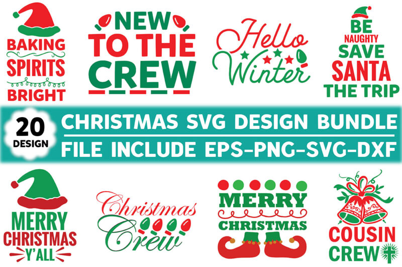 Christmas Svg Design Bundle