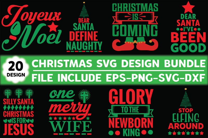 Christmas Svg Design Bundle