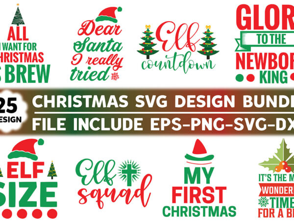 Christmas svg design bundle