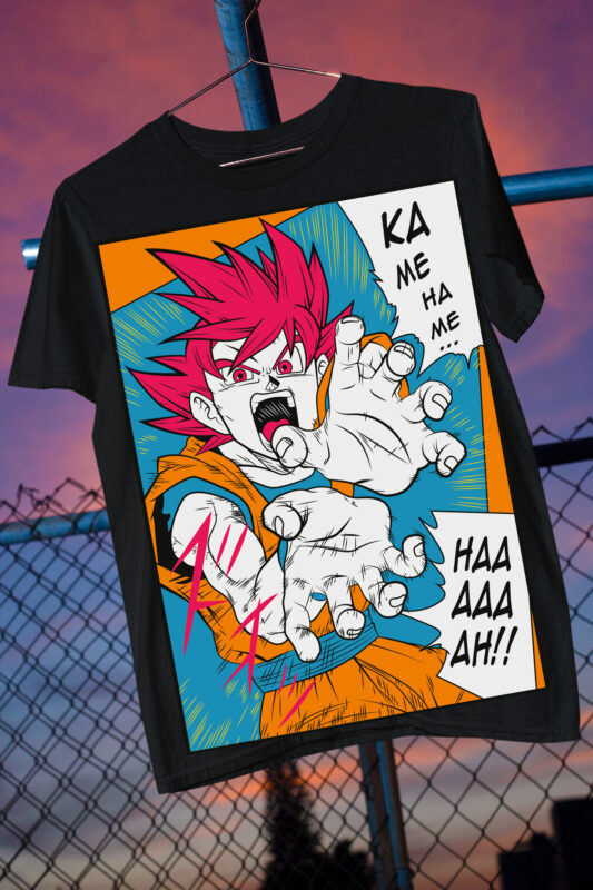 Z fighters Goku Vegeta anime fan art parody best seller