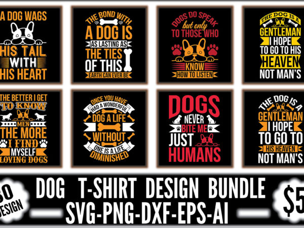 Dog t-shirt design bundle