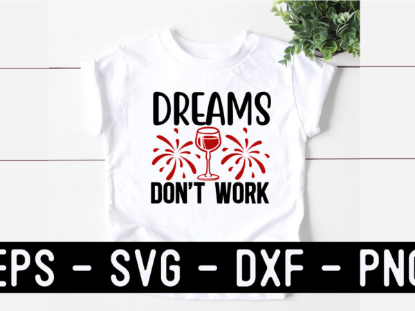 New year svg t shirt design template