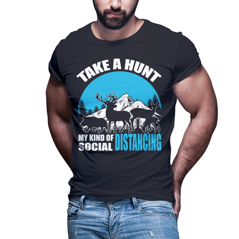 63 HUNTING Tshirt designs bundle editable