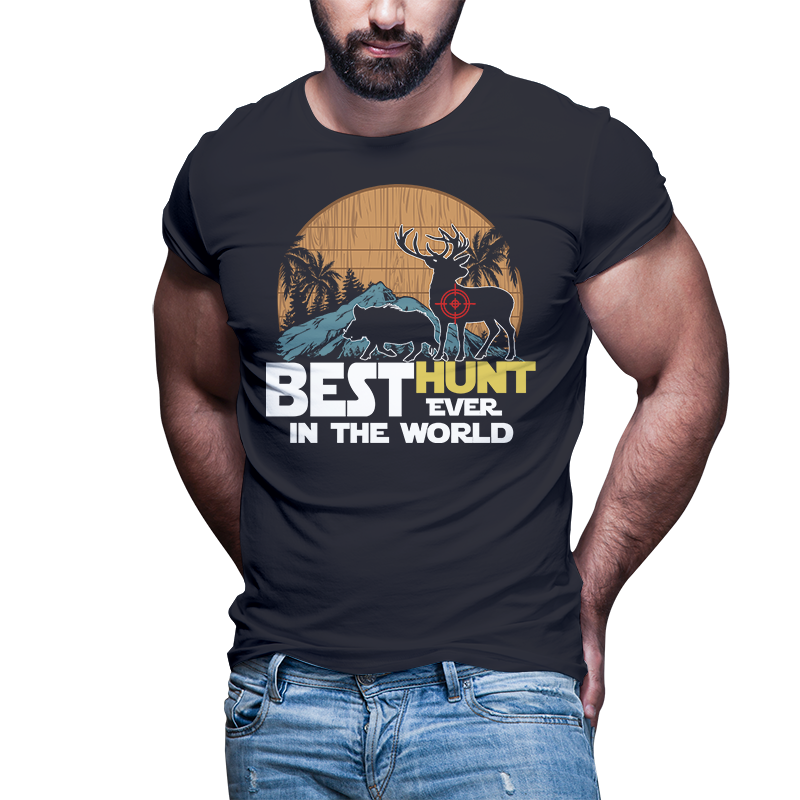 63 HUNTING Tshirt designs bundle editable