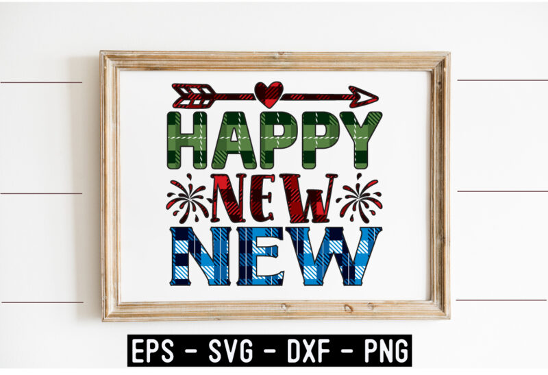 New Year sublimation SVG design Bundle