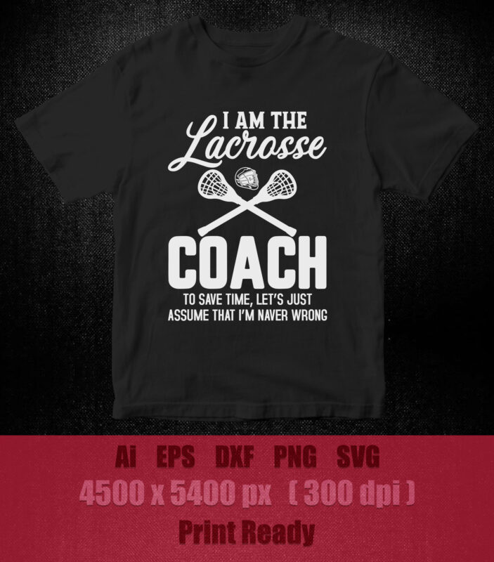 lacrosse coach shirt