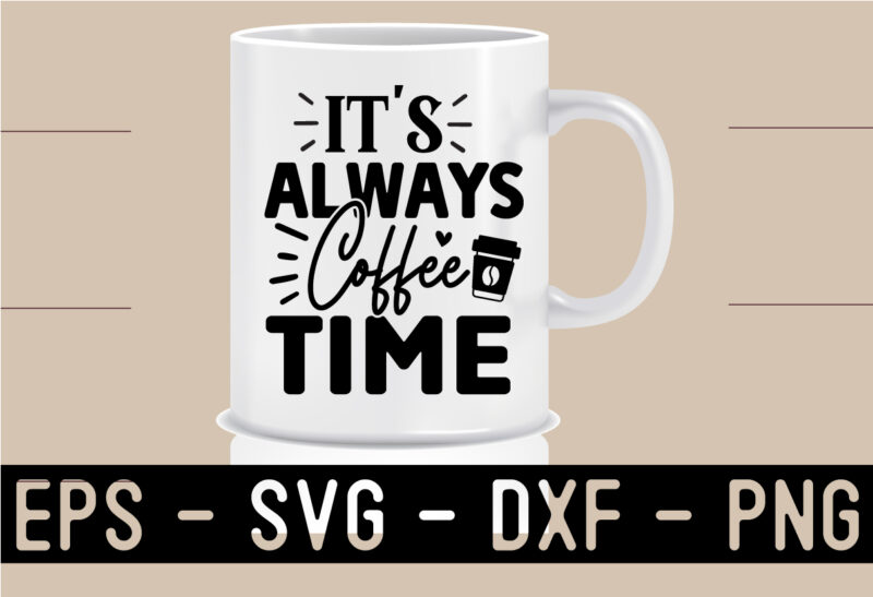 Coffee SVG T shirt And Mug Design Bundle