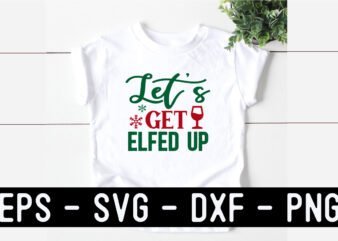 Christmas Wine SVG T shirt Design Template