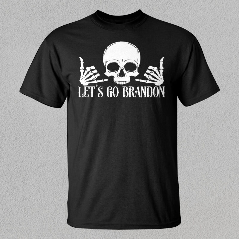 Two Words Let's Go Brandon SVG T-Shirt Graphic by