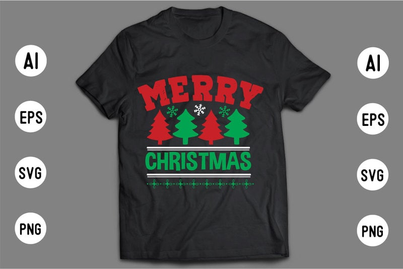 Christmas T shirt Design Template - Buy t-shirt designs