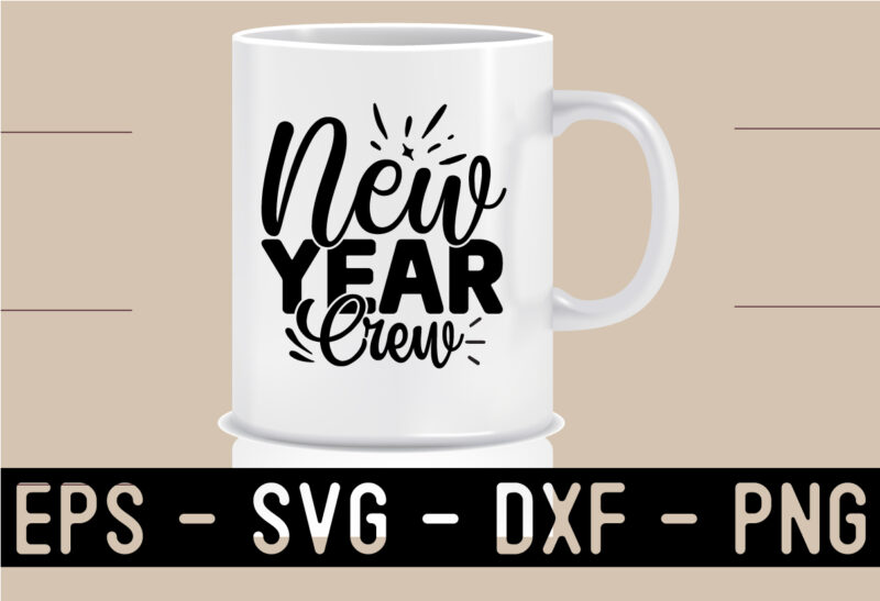 New Year SVG T shirt design Template