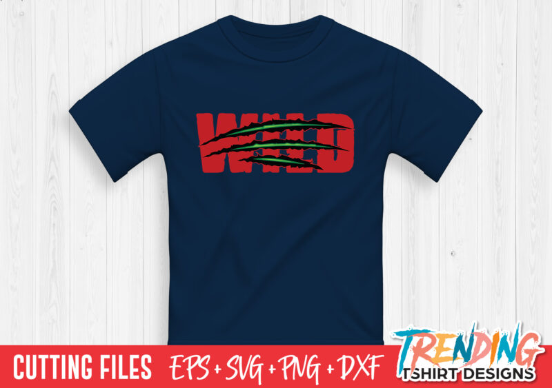 Wild SVG T-Shirt Design