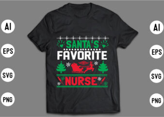 Christmas T shirt Design Template