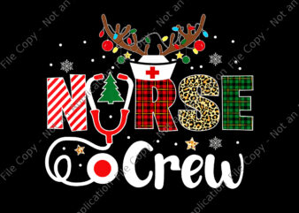 Nurse Crew Christmas Png, Nurse Christmas Png, Nurse Png, Christmas Png,