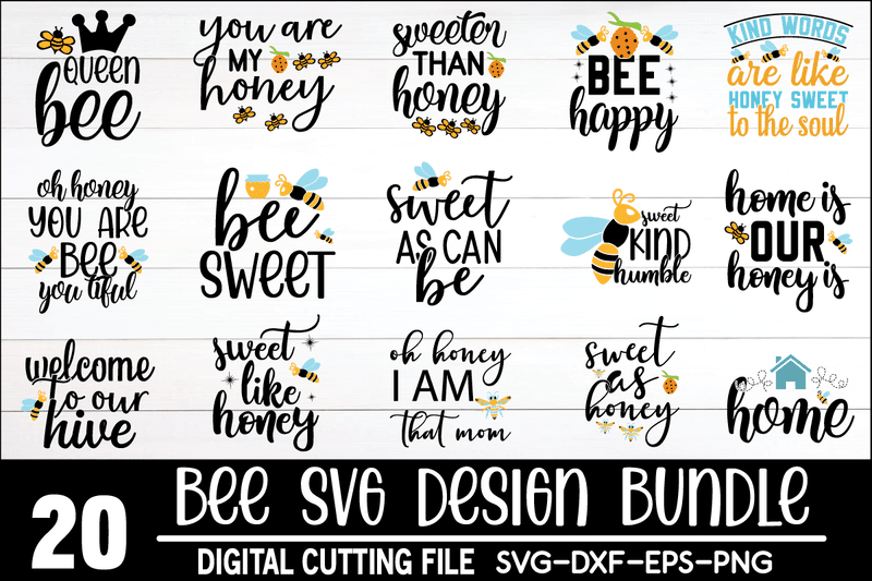 Bee Svg Bundle for sale! - Buy t-shirt designs