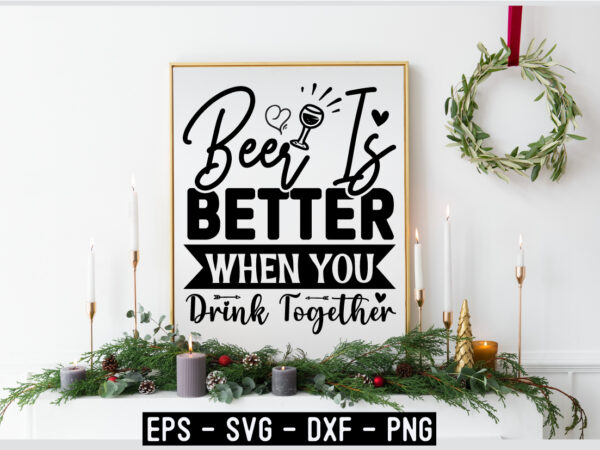 Beer svg t shirt design template