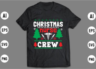 Christmas T shirt Design Template