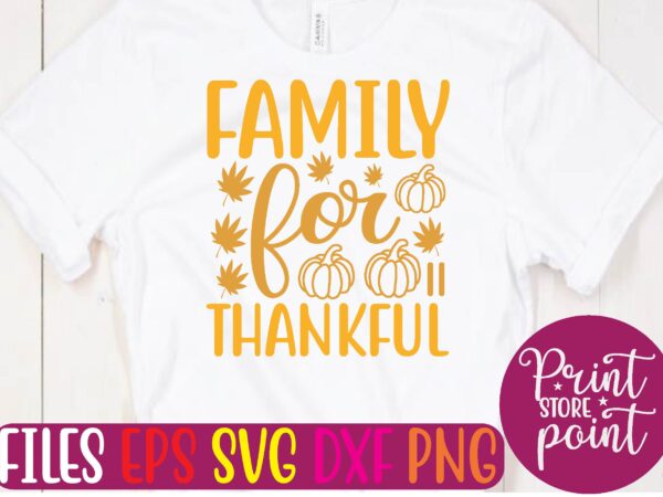 Family full of thanks graphic t shirt