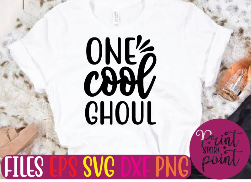 One COOL GHOUL graphic t shirt