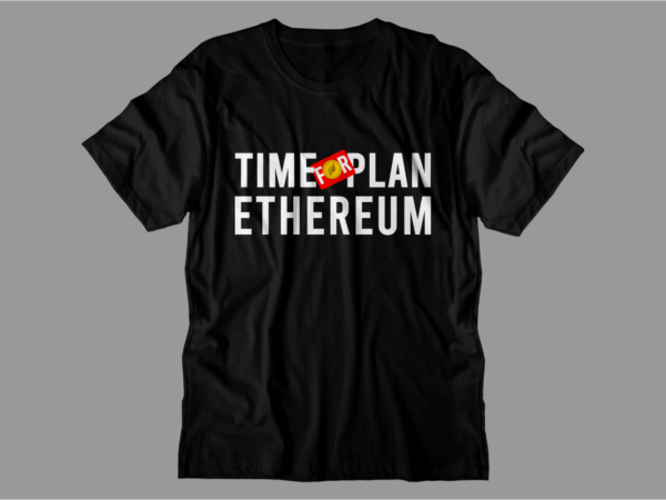 Crypto ethereum t shirt design svg graphic vector, eth cryptocurrency logo