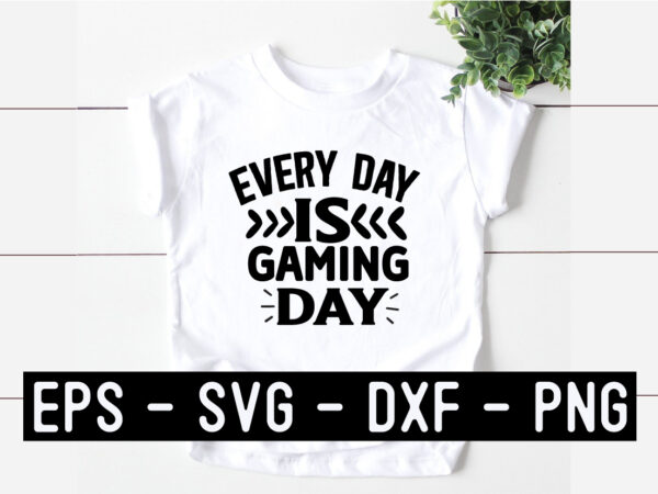 Game svg t shirt design template