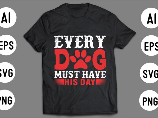 Dog t shirt design template