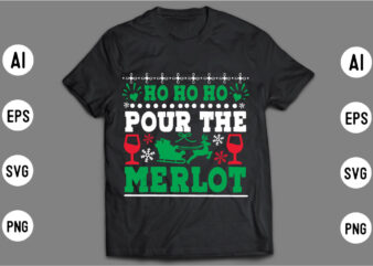 Christmas T shirt Design Template