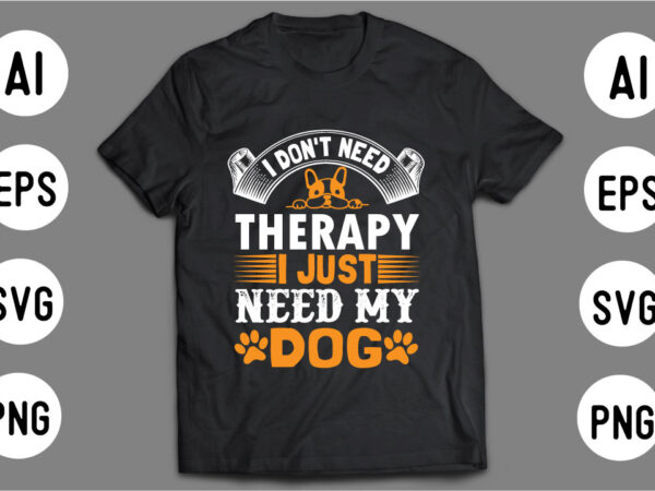 Dog t shirt design template