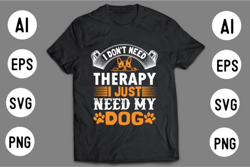 DOG T shirt Design Template