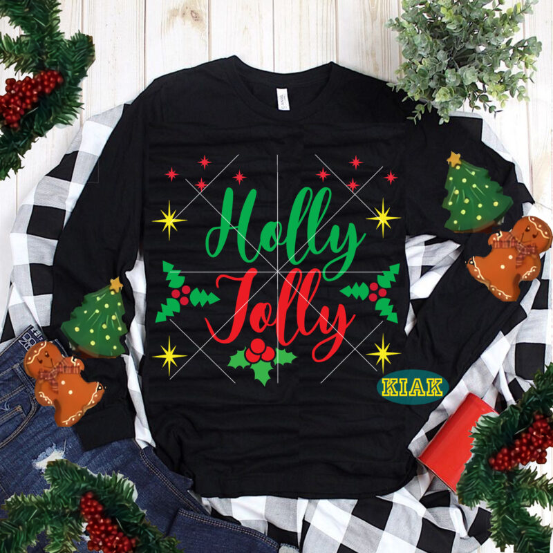 Merry Christmas tshirt designs template vector, Holly Jolly t shirt designs, Holly Jolly Svg, Merry Christmas Svg, Merry Christmas vector, Merry Christmas t shirt designs, Merry Christmas logo, Christmas Svg,