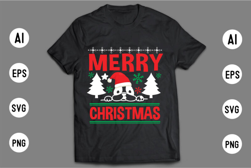 Christmas T shirt Design Bundle