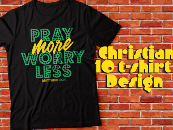 Trendy christian bundle of 10 designs