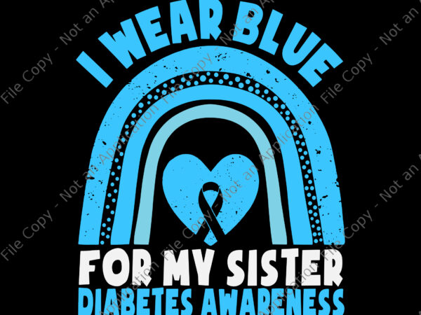 In november we wear blue messy bun diabetes awareness svg, blue messy bun svg, awareness blue svg, sister svg, in november we wear blue svg t shirt design for sale