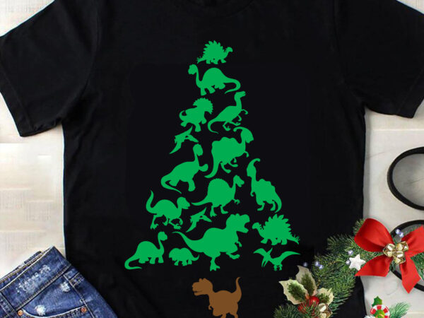 Dinosaur christmas trees vg, dinosaur svg, dinosaur christmas svg, tree christmas svg, tree svg, santa svg, merry christmas svg t shirt vector illustration