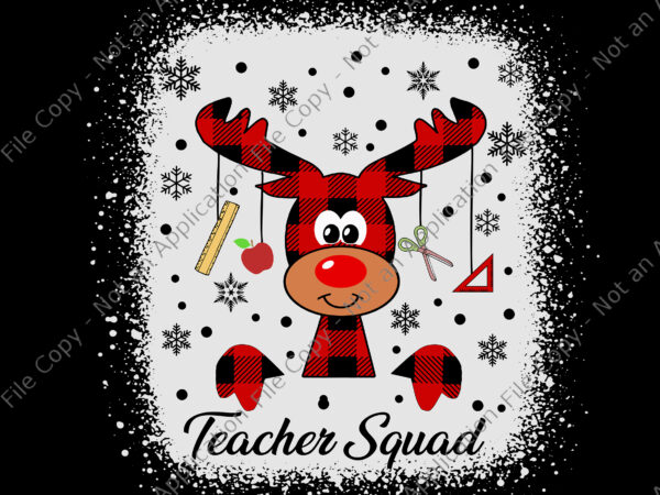 Bleached teacher squad reindeer svg, funny teacher christmas xmas svg, reindeer christmas svg, reindeer svg, reindeer xmas svg t shirt template