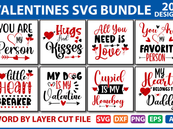 Valentine svg bundle t shirt vector art