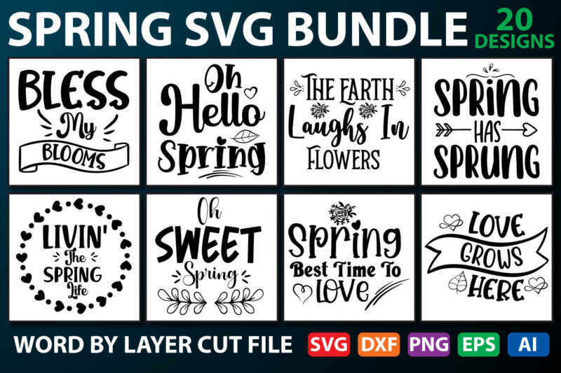 Spring SVG Bundle vol.2