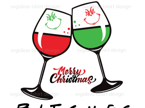 Funny christmas party decor drinking team xmas graphic t shirt design svg cricut & sublimation files instant download