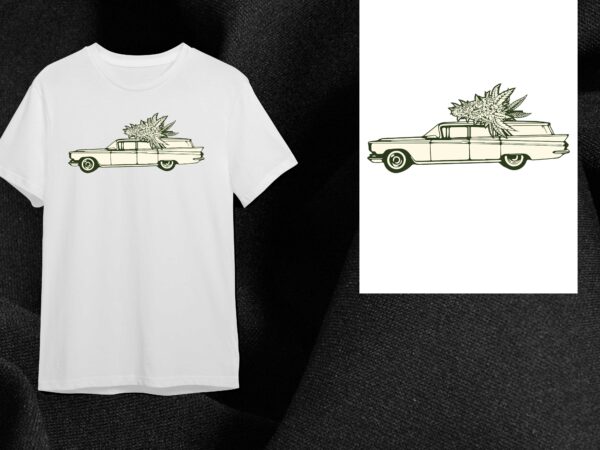 Cannabis car silhouette svg gift diy crafts svg files for cricut, silhouette sublimation files t shirt vector file